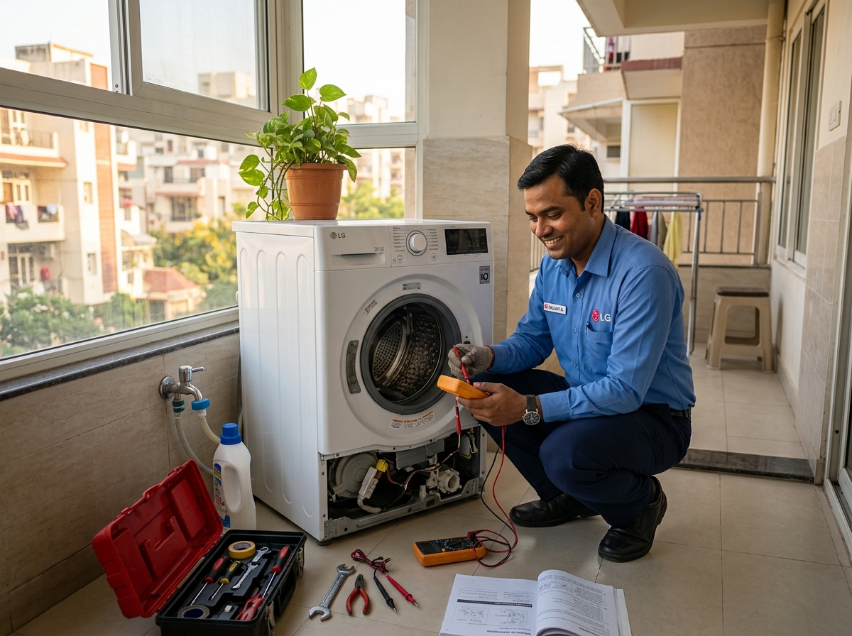 LG Washing Machine Repair Service by Experienced Technician in Baner
